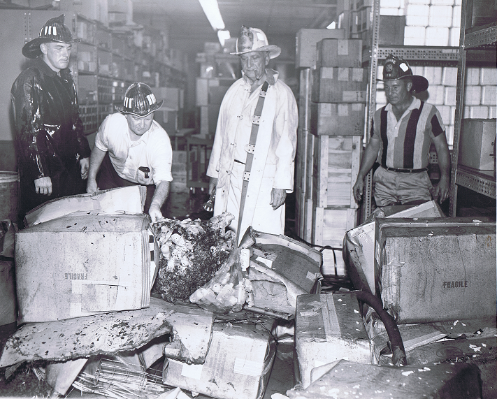 Warehouse Fire 1965
