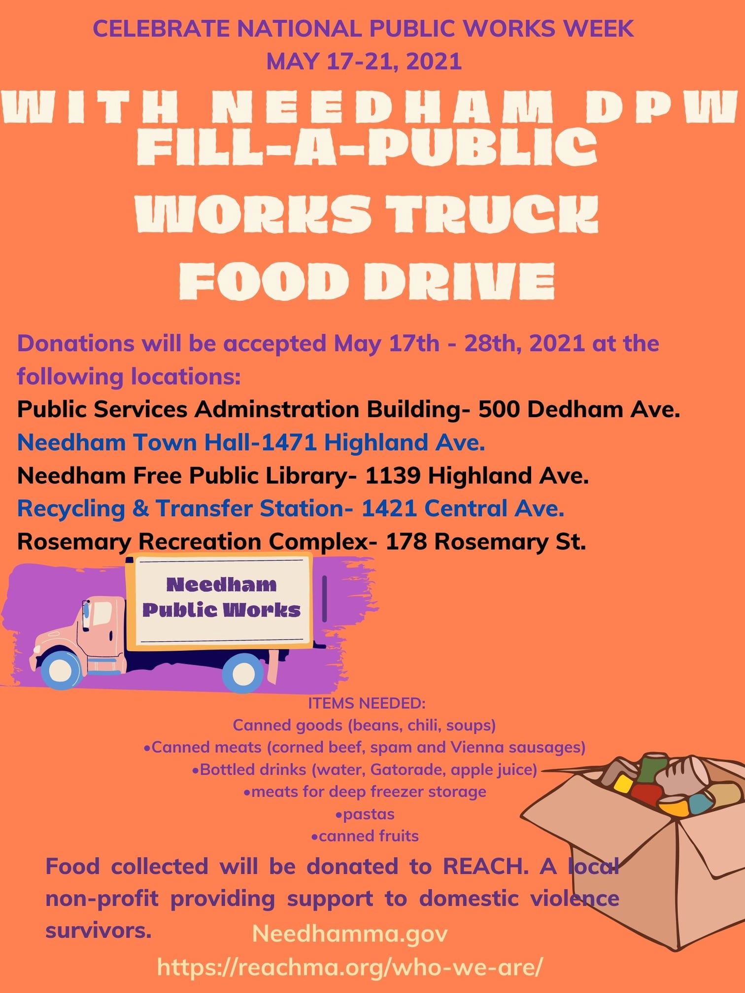 fill a dpw truck