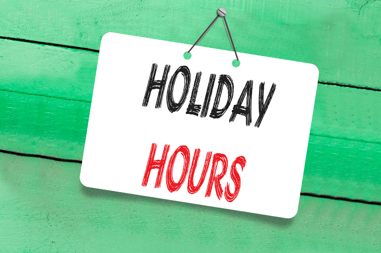 holiday hours