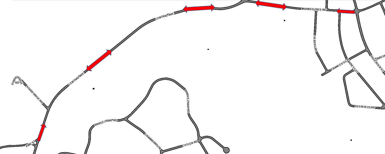 Map of 16 Water Main