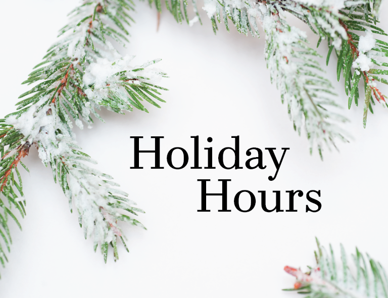 holiday hours