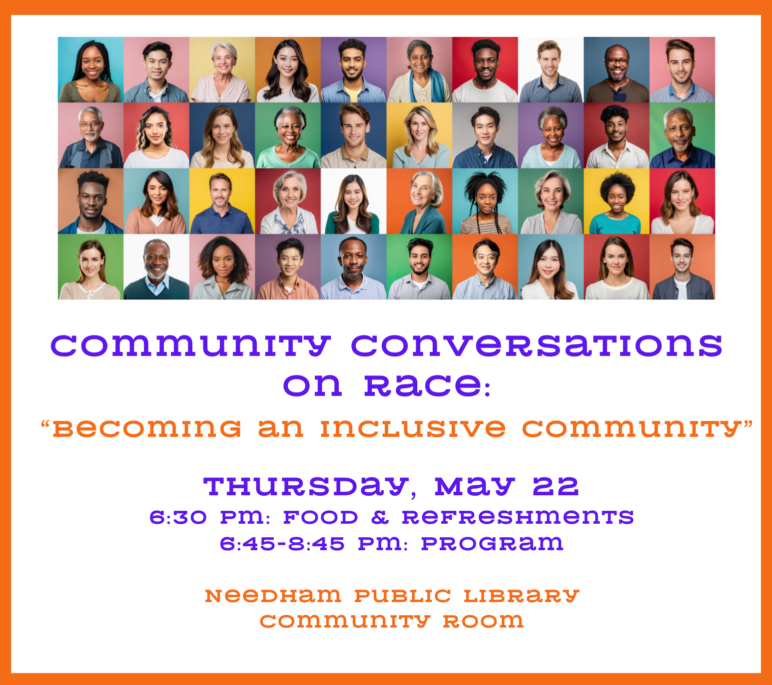May 2025 Community Conversations on Race 