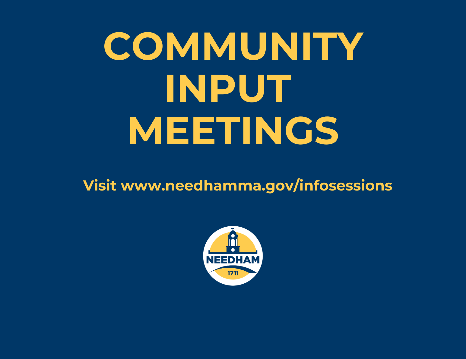community input meetings