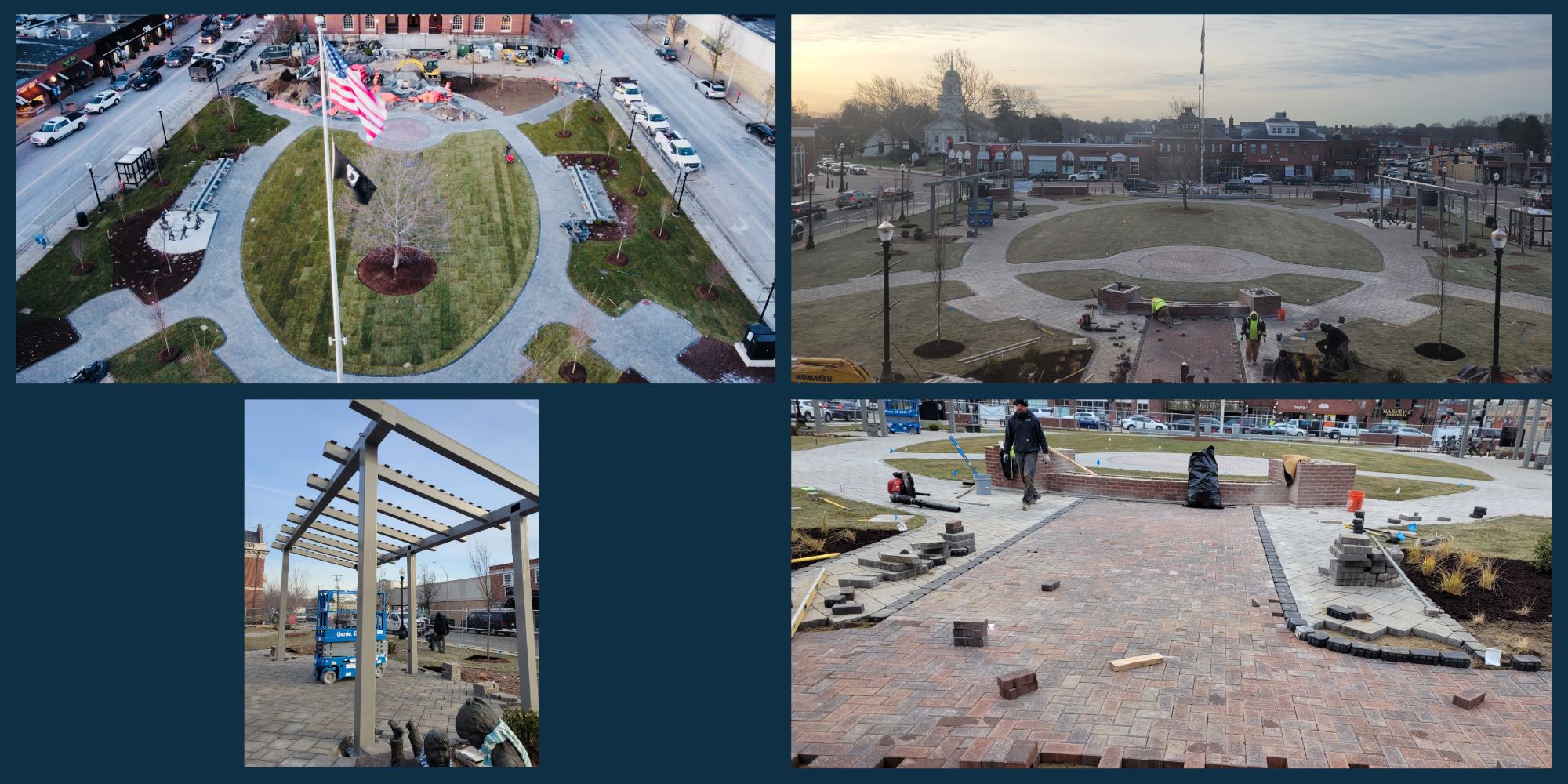 Town Common Project completed tasks December 22